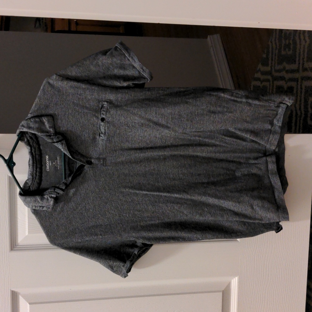 Claiborne Gray Polo